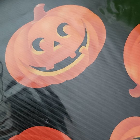 Halloween Flannel Backed Vinyl Tablecloth 60”x 84” - Picture 4 of 4